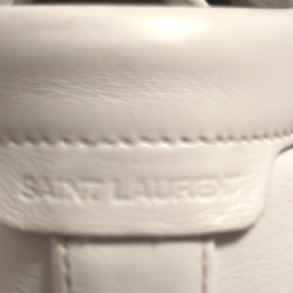 Saint Laurent Malibu Sneakers In Smooth Leather Sz 40 - Picture 12 of 13